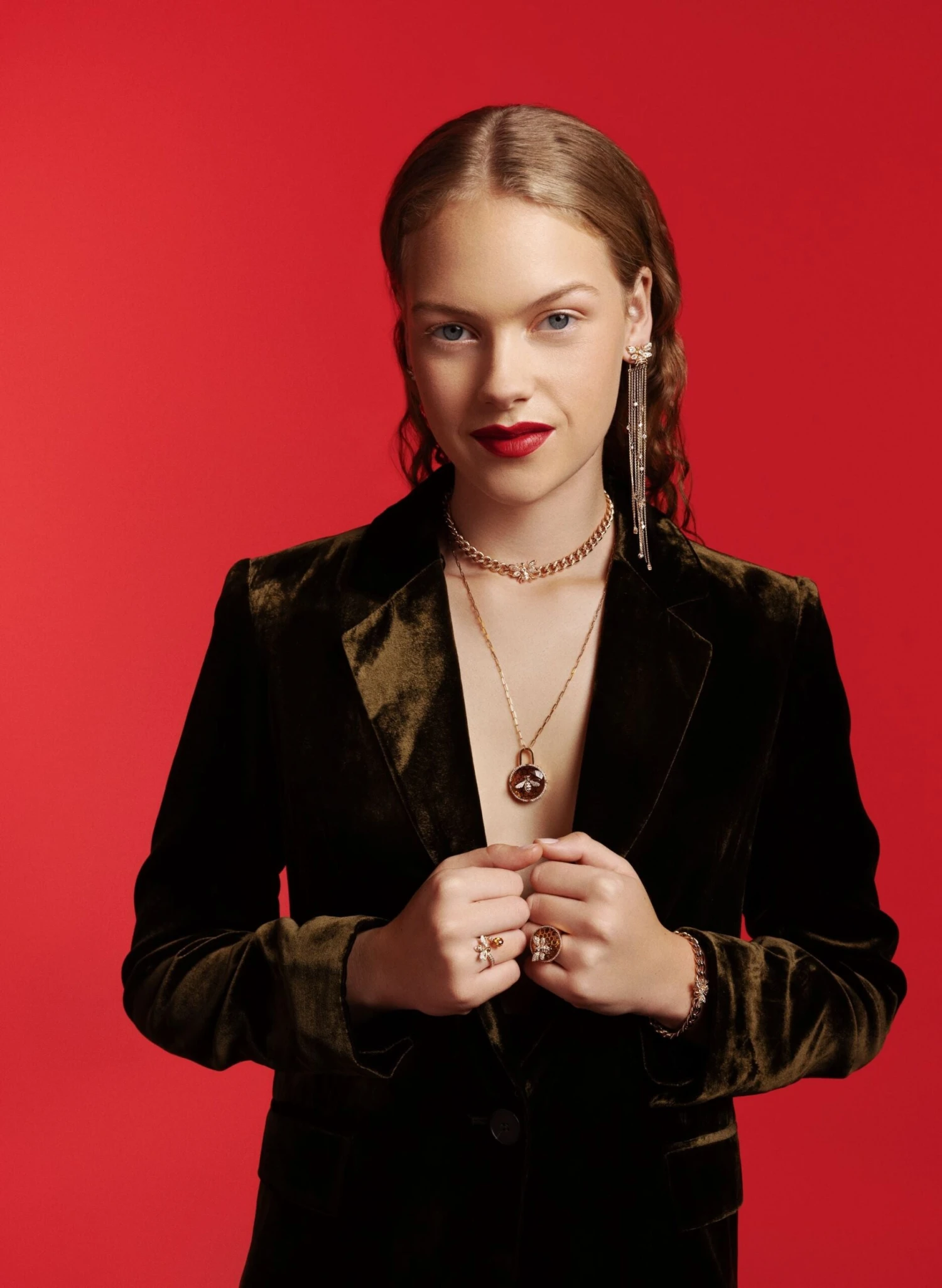 QUEEN BEE MELLONA GOLD DIAMOND CITRINE RING 5 QUEEN BEE MELLONA GOLD DIAMOND CITRINE RING - Image 3