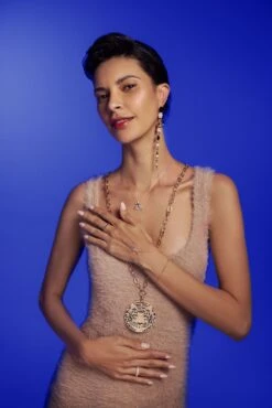 TANIT GOLD BAGUETTE DIAMOND RUBY NECKLACE 7 TANIT GOLD BAGUETTE DIAMOND RUBY NECKLACE -Bee Goddess AAAA bfa044eb 8c3a 42a8 baa3 c851624a8260