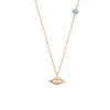 EYE LIGHT GOLD BLUE TOPAZ NECKLACE -Bee Goddess BEEJOYGOZOBTTGKL 1 85a892e3 e555 4a02 8a57 9752e75ca48b