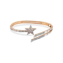 SIRIUS STAR 18K GOLD DIAMOND CLAMP BRACELET -Bee Goddess BESLIY18KSBPRKGBL 1 72c8337d 4e25 427c 9c45 97e3878dfb44