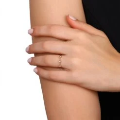 SIRIUS STAR GOLD DIAMOND XSMALL RING 7 SIRIUS STAR GOLD DIAMOND XSMALL RING -Bee Goddess BESLIY3XSPGYZ