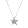 SIRIUS STAR GOLD BAGUETTE DIAMOND MEDIUM NECKLACE -Bee Goddess BESLIYMKBGKL 1