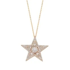 SIRIUS GOLD DIAMOND XLARGE NECKLACE