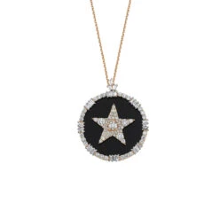 SIRIUS STAR GOLD DIAMOND XLARGE NECKLACE