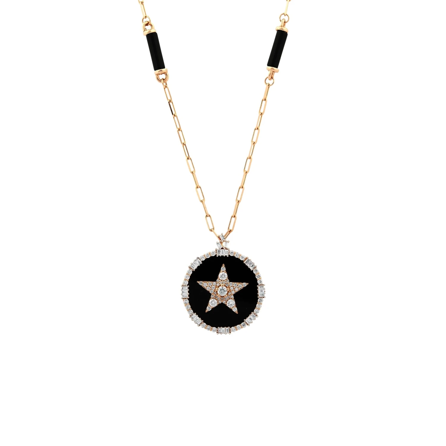 SIRIUS STAR GOLD DIAMOND CHAIN XLARGE NECKLACE 4 SIRIUS STAR GOLD DIAMOND CHAIN XLARGE NECKLACE - Image 2