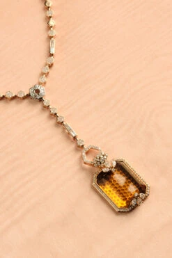 CYBELE GOLD DIAMOND LARIAT NECKLACE -Bee Goddess BeeGoddess 240927 0644 acf0fbdd 6053 44b9 ba6a d65f47e73986