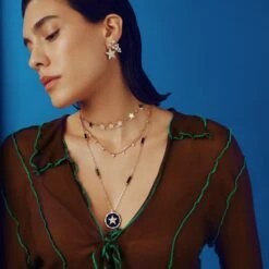 SIRIUS STAR GOLD DIAMOND CHAIN XLARGE NECKLACE 8 SIRIUS STAR GOLD DIAMOND CHAIN XLARGE NECKLACE -Bee Goddess Bee Goddess 1017RT 261cb388 4c30 4fb5 a80e 832c4e8bd6a8