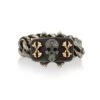 KALI BLACK DIAMOND CHAIN BRACELET -Bee Goddess CDBKALIKZSPGBL