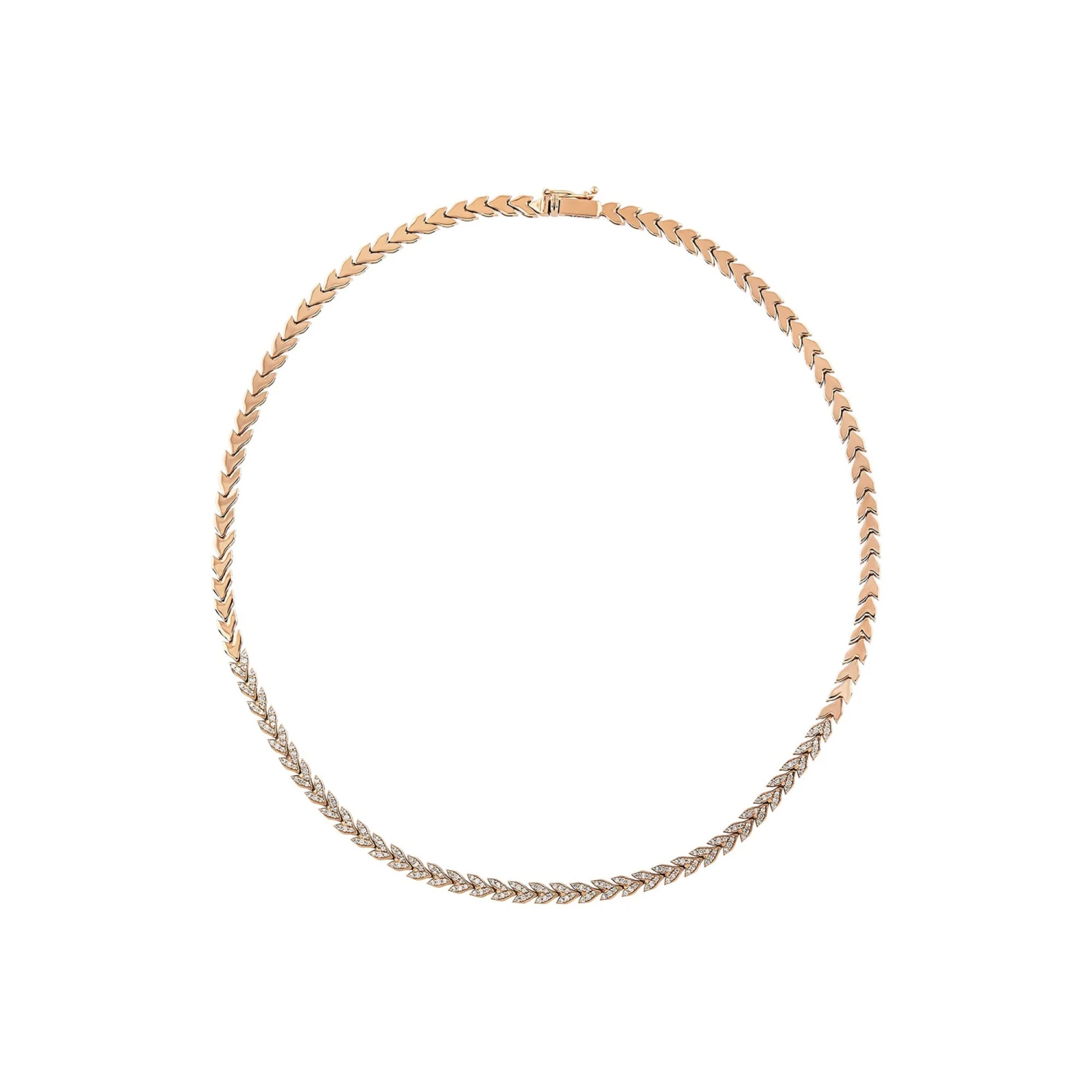 WHEAT 18K GOLD DIAMOND CHOKER 3 WHEAT 18K GOLD DIAMOND CHOKER