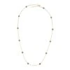 CINTEMANI BLACK ENAMEL CHAIN NECKLACE