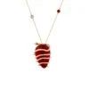COSMIC EGG TOURMALINE RUBY DIAMOND NECKLACE -Bee Goddess EGG18KTRRBTPGKL 4e65939d de74 4803 b96a 5a1541971cf4