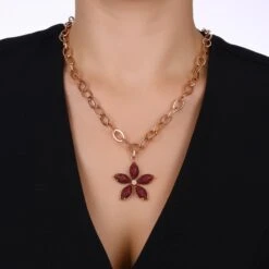 APPLE SEED GOLD SOLITARE DIAMOND RUBY XLARGE PENDANT -Bee Goddess ELMCXLOTTRBPGPT 4 4a6b4d5b 4353 47f7 9045 cc3bad33ce4f