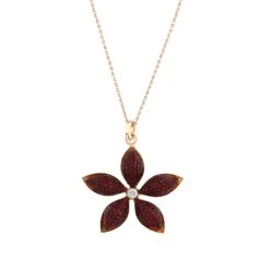 APPLE SEED GOLD SOLITARE DIAMOND RUBY XLARGE PENDANT -Bee Goddess ELMCXLOTTRBPGPT 4 623283ba 0c7a 4d0c b786 d5ecfc54fc84