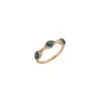 EYE LIGHT BLUE GOLD DIAMOND RING -Bee Goddess EYE LIGHT GOLD DIAMOND RING Bee Goddess 4738