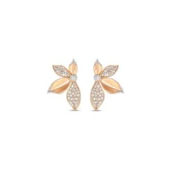 GLORIA 18K GOLD DIAMOND LARGE EARRINGS