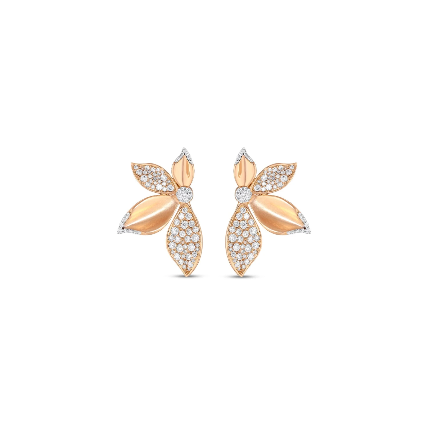 GLORIA 18K GOLD DIAMOND LARGE EARRINGS 3 GLORIA 18K GOLD DIAMOND LARGE EARRINGS