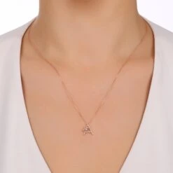 LETTER A GOLD DIAMOND BLUE TOPAZ XSMALL NECKLACE 7 LETTER A GOLD DIAMOND BLUE TOPAZ XSMALL NECKLACE -Bee Goddess HARFAXSPBTPGKL 1 3364365e f856 42f4 b2d9 774ccd8c8b8d