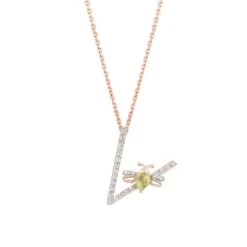 LETTER V GOLD DIAMOND NECKLACE -Bee Goddess HARFVPPRDFPGKL 2 bf1e7e35 66db 4506 ac2e 5e0ff91c5273