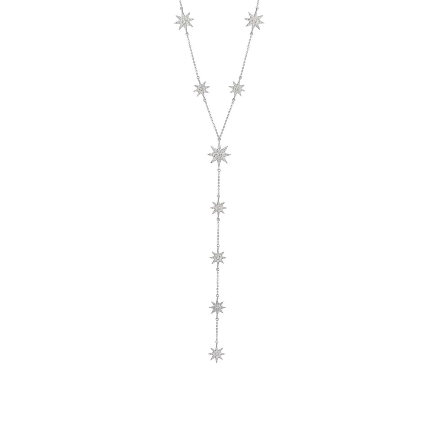 VENUS STAR 18K GOLD DIAMOND NECKLACE 3 VENUS STAR 18K GOLD DIAMOND NECKLACE