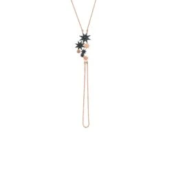 VENUS STAR BLACK DIAMOND HAND CHAIN