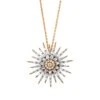 JARDIN STAR 18K GOLD BAGUETTE DIAMOND NECKLACE