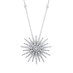 JARDIN STAR WHITE GOLD DIAMOND XLARGE NECKLACE