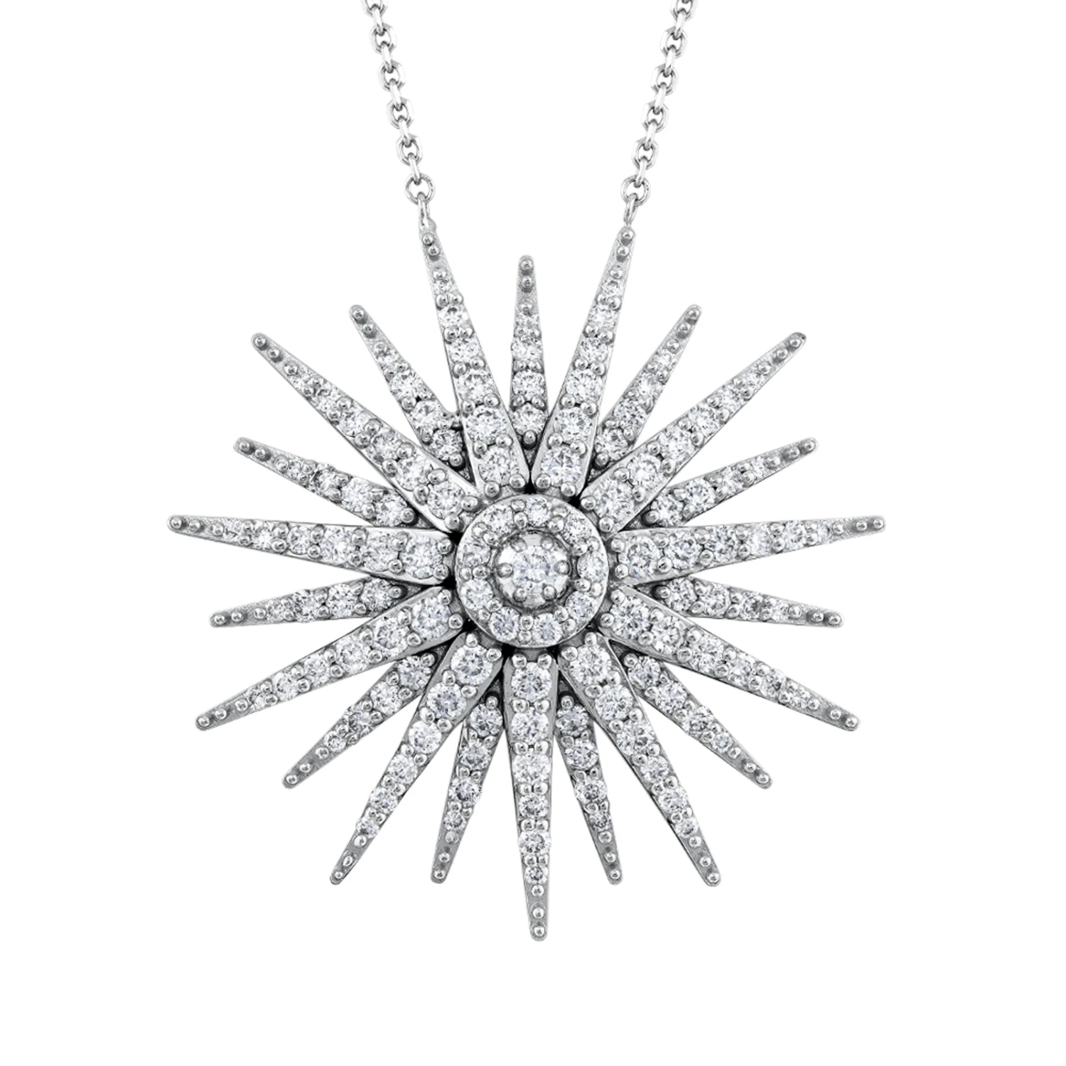 JARDIN STAR WHITE GOLD DIAMOND XLARGE NECKLACE 4 JARDIN STAR WHITE GOLD DIAMOND XLARGE NECKLACE - Image 2
