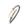 SWORD GOLD BLACK DIAMOND SMOKY TOPAZ BRACELET -Bee Goddess KLCKGMCTSKPGBL 1