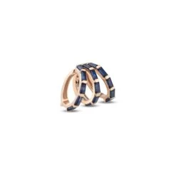 MONDRIAN GOLD SAPPHIRE EAR CUFF
