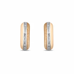 MONDRIAN GOLD DIAMOND EARRINGS