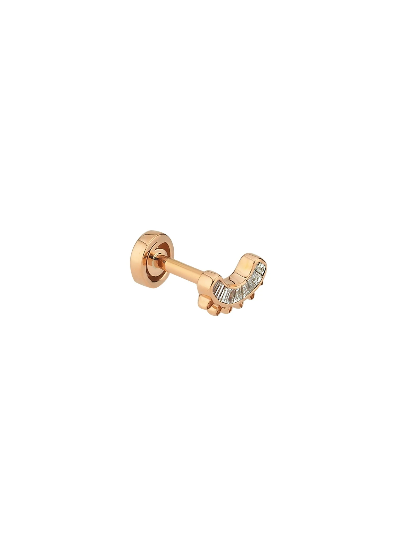 MONDRIAN GOLD BAGUETTE DIAMOND PIERCING 4 MONDRIAN GOLD BAGUETTE DIAMOND PIERCING - Image 2