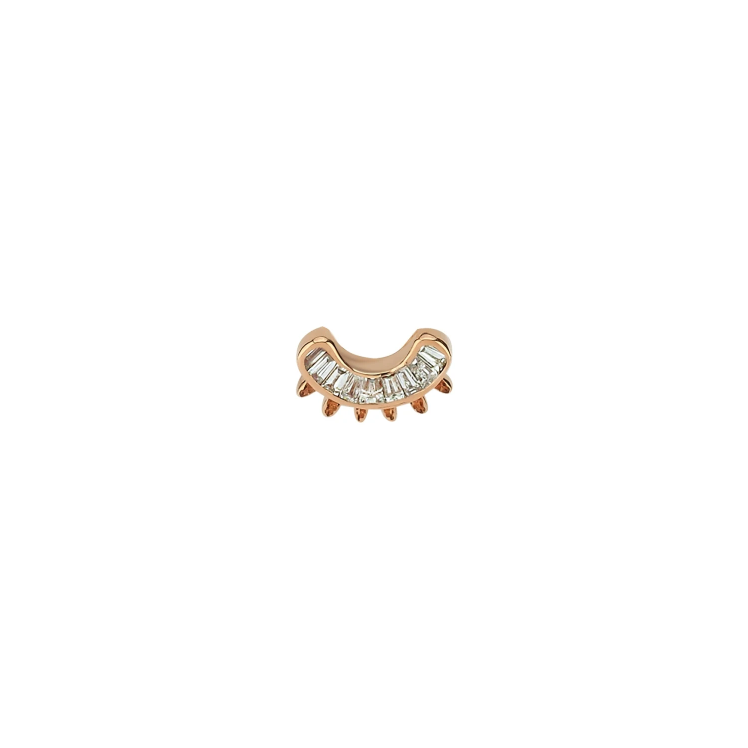 MONDRIAN GOLD BAGUETTE DIAMOND PIERCING 3 MONDRIAN GOLD BAGUETTE DIAMOND PIERCING
