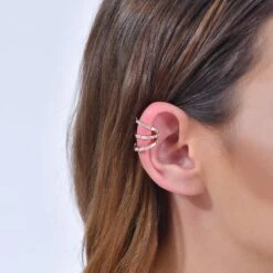 MONDRIAN GOLD BAGUETTE DIAMOND EAR CUFF -Bee Goddess MONDRIAN DIAMOND EAR CUFF Bee Goddess 1543 356b1da9 ab55 44ab 8891 dd99d908f094