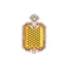 QUEEN BEE 18K GOLD DIAMOND PENDANT -Bee Goddess PTK18KCTAZPAPGPT