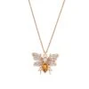 QUEEN BEE BON BON CITRINE GOLD DIAMOND NECKLACE -Bee Goddess PTKAMDCTPGKL 30f7a681 4afd 4a60 a9c8 4252afc1d4e4