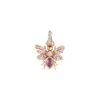QUEEN BEE GOLD DIAMOND PINK SAPPHIRE PENDANT -Bee Goddess PTKAMPSPGUCKL 1