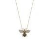 QUEEN BEE LEA GOLD BLACK DIAMOND NECKLACE 2 QUEEN BEE LEA GOLD BLACK DIAMOND NECKLACE -Bee Goddess PTKLBMPGKL 1c561062 fe9f 4c6b b92a d30ed42cd15b