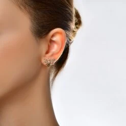 QUEEN BEE EVA GOLD DIAMOND PERIDOT SINGLE EARRING -Bee Goddess PTKMTPRDCKPGKP 8d43d425 bd7f 4a41 bac7 2bd645d1cfff