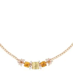 QUEEN BEE ARINNA GOLD DIAMOND PERIDOT CITRINE NECKLACE 8 QUEEN BEE ARINNA GOLD DIAMOND PERIDOT CITRINE NECKLACE -Bee Goddess PTKQBARPRDCTPGKL 2