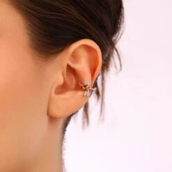 QUEEN BEE BELLA GOLD DIAMOND CITRINE EAR CUFF 7 QUEEN BEE BELLA GOLD DIAMOND CITRINE EAR CUFF -Bee Goddess PTKSCTPGCF 1 383968fd bc84 448b bf2f 64a7da25d88e