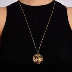 QUEEN BEE HANIA GOLD DIAMOND PENDANT -Bee Goddess PTKXLAMFBPPT 3 36d2b367 9fb9 4702 8040 5e04e9100a6b