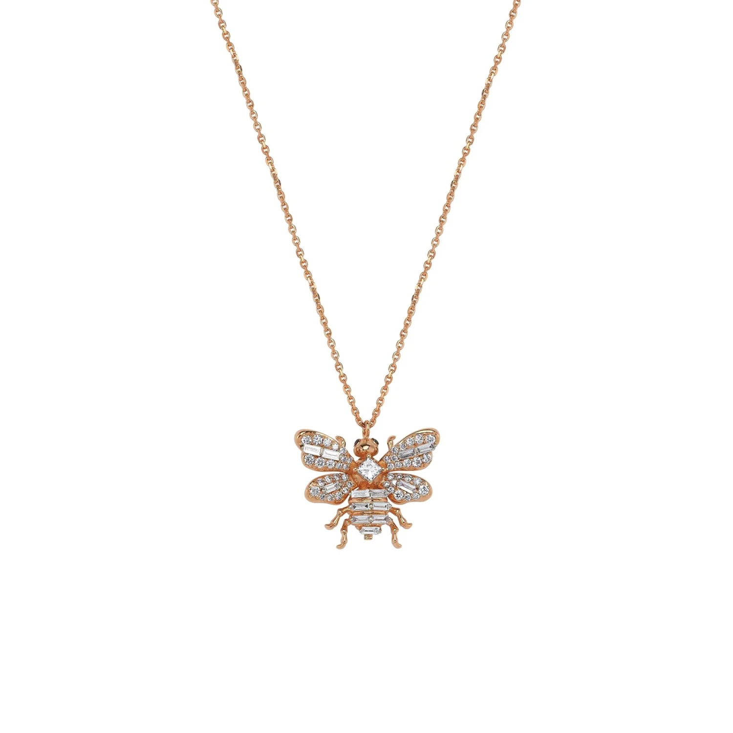 QUEEN BEE BON BON GOLD DIAMOND NECKLACE 3 QUEEN BEE BON BON GOLD DIAMOND NECKLACE