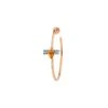 QUEEN BEE BELLA GOLD CITRINE SINGLE EARRING