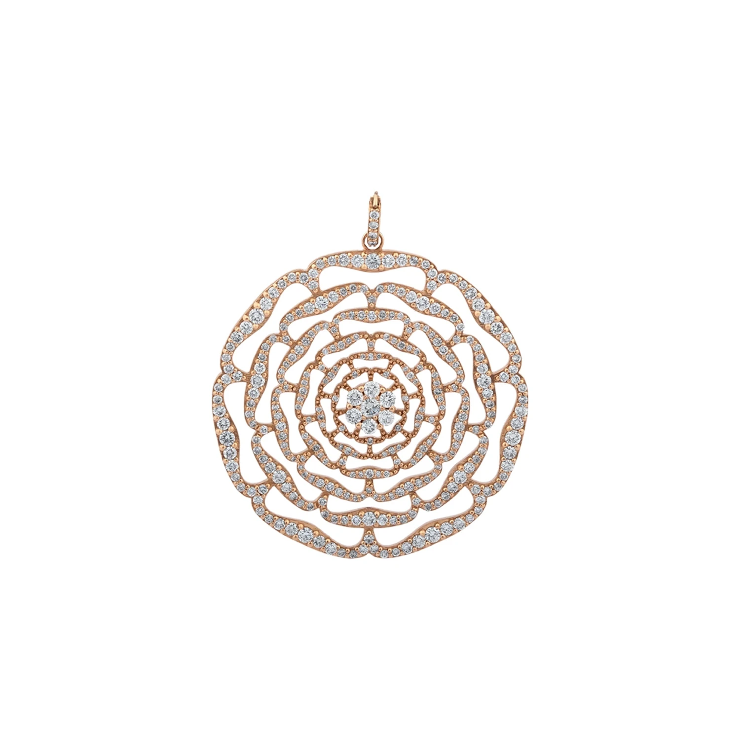 ROSA MUNDI 18K GOLD DIAMOND PENDANT 3 ROSA MUNDI 18K GOLD DIAMOND PENDANT