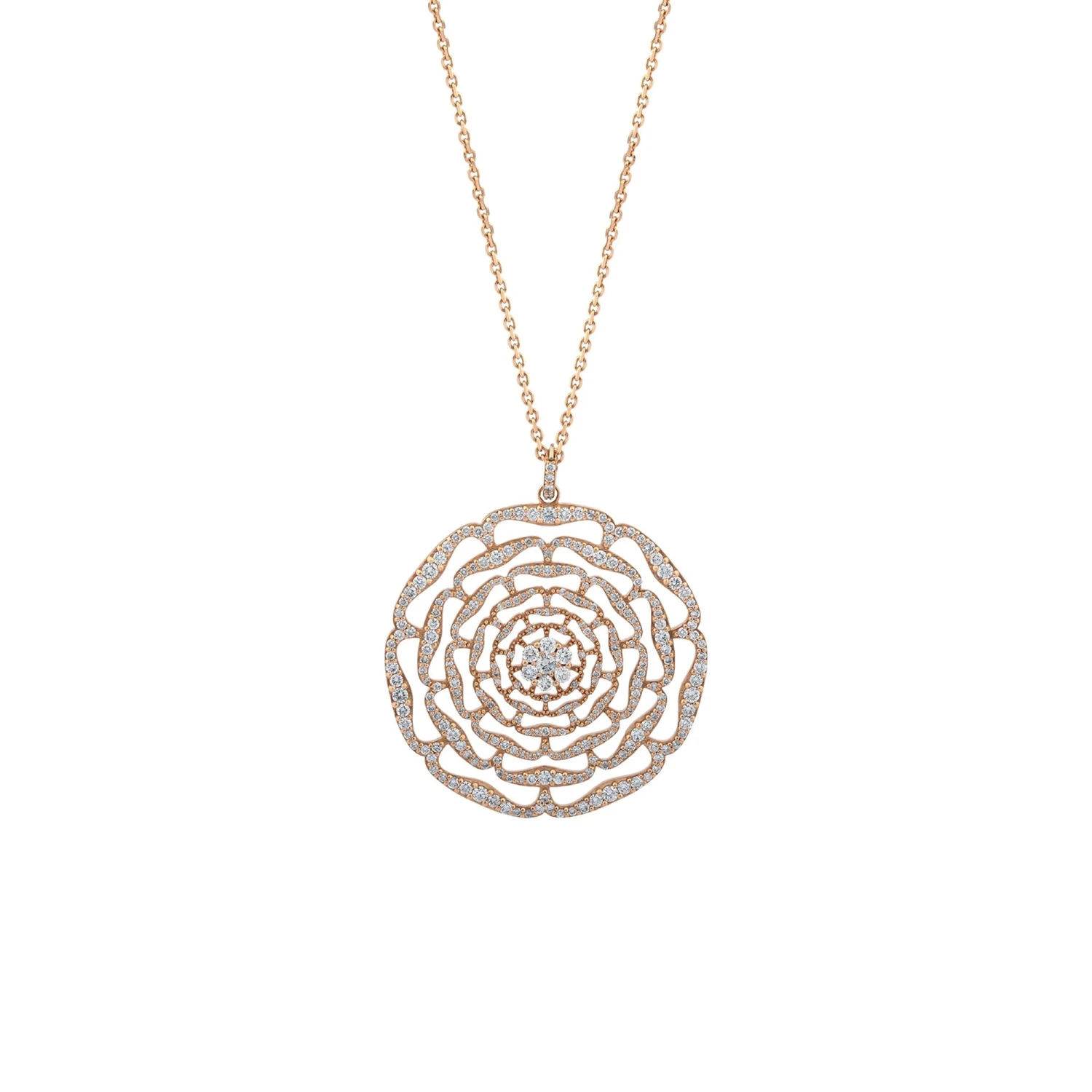 ROSA MUNDI 18K GOLD DIAMOND PENDANT 4 ROSA MUNDI 18K GOLD DIAMOND PENDANT - Image 2
