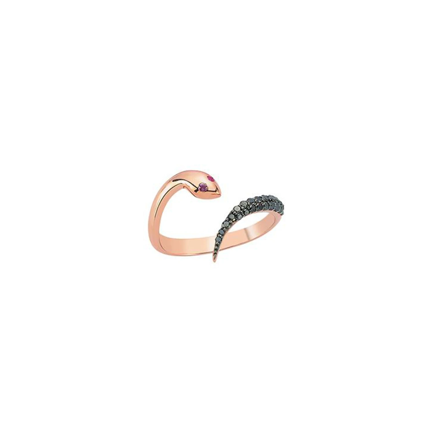 OUROBOROS GOLD BLACK DIAMOND RING 3 OUROBOROS GOLD BLACK DIAMOND RING