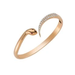 SERPENT GOLD DIAMOND RUBY BRACELET