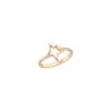 SIRIUS GOLD DIAMOND PINKY RING 2 SIRIUS GOLD DIAMOND PINKY RING -Bee Goddess SIRIUS GOLD DIAMOND PINKY RING Bee Goddess 9992