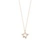 SIRIUS STAR GOLD DIAMOND NECKLACE