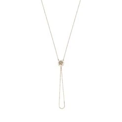 THE MOON AND THE NORTH STAR GOLD DIAMOND HAND CHAIN